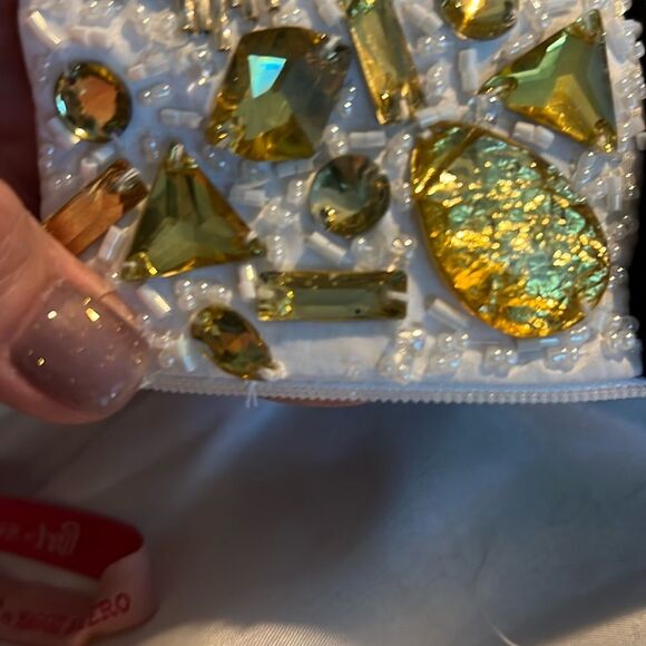 Flirt by Maggie Sottero NWT formal dress 🔥 white and gold beaded bodice 🔥 SZ 6 - Picture 10 of 12